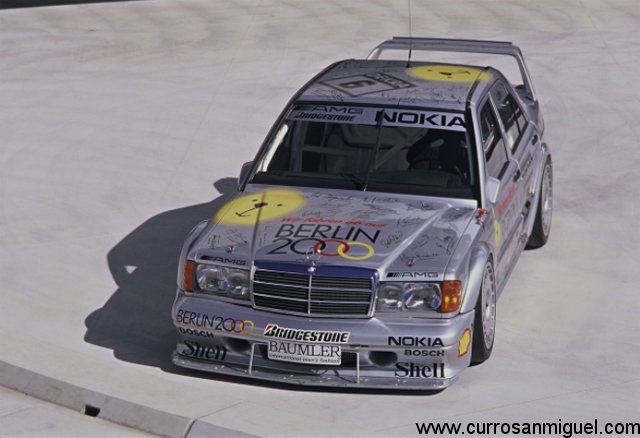 Mercedes consiguió 50 victorias en el campeonato DTM con el 190 entre 1988 y 1993. Casi nada.  