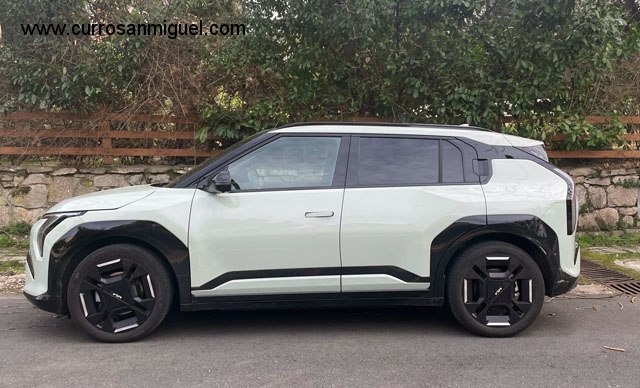 Del perfil de este coche yo diría que es muy original, moderno y rotundo. Cuadradote dirían otros.