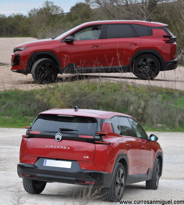 Aunque el C5 Aircross no es un todoterreno, tiene buena altura, protecciones y gran recorrido de suspensión para salir circunstancialmente del asfalto. 