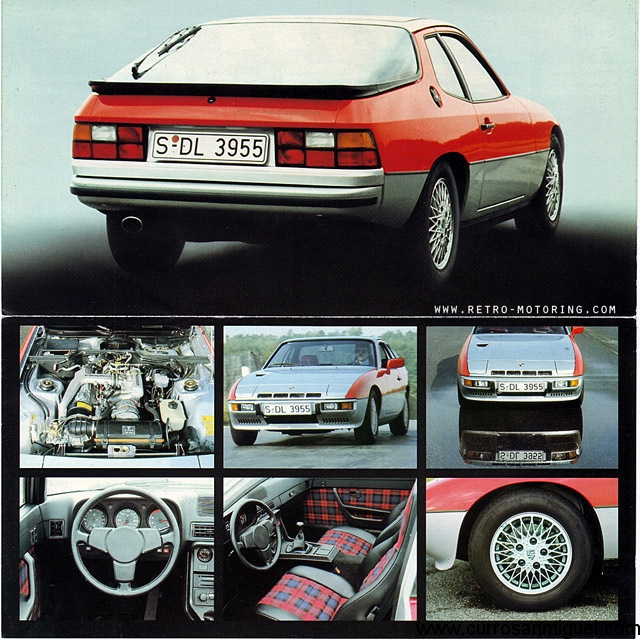 El 924 turbo se presentó de la manera más ochentera -hoy diríamos hortera- posible...