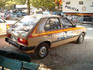 El icónico Talbot Horizon de la Policía Nacional hasta tiene su sitio en el desfile de la Fiesta de la Hispanidad