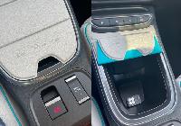 Entre otras muchas cosas, el acabado La Prima incluye esta elegante tapa bajo la que se esconde un gran hueco y cargador por inducción. 