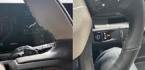 La pantalla del climatizador y la palanca de cambios se ubican en una posición casi invisible a los ojos del conductor. 