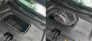 El maletero delantero, de 25 litros, sirve para meter los engorrosos cables de carga. Y poco más. 