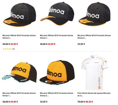 Merchandise Fernando Alonso F1